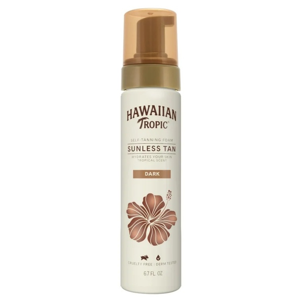 Hawaiian Tropic Sunless Tan Dark Self-Tanning Foam NWT 6.7oz
